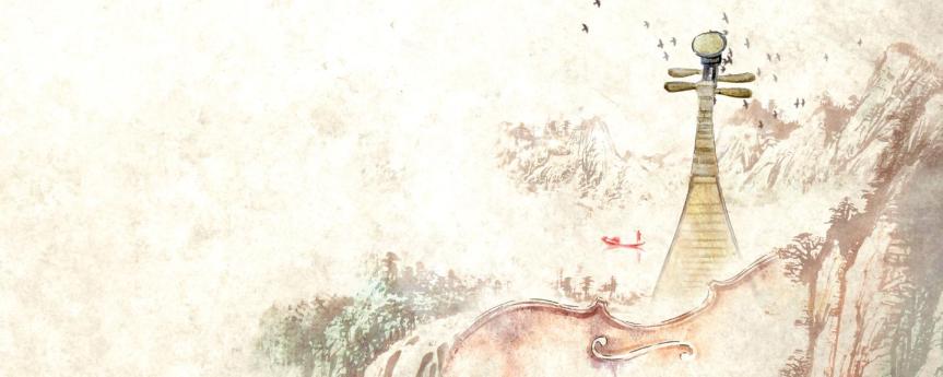 A Brief Comment On The Poster Of  Hong Kong Philharmonic Orchestra – Spirited Strings / 簡評香港管弦樂團《四弦共鳴》的一張宣傳海報